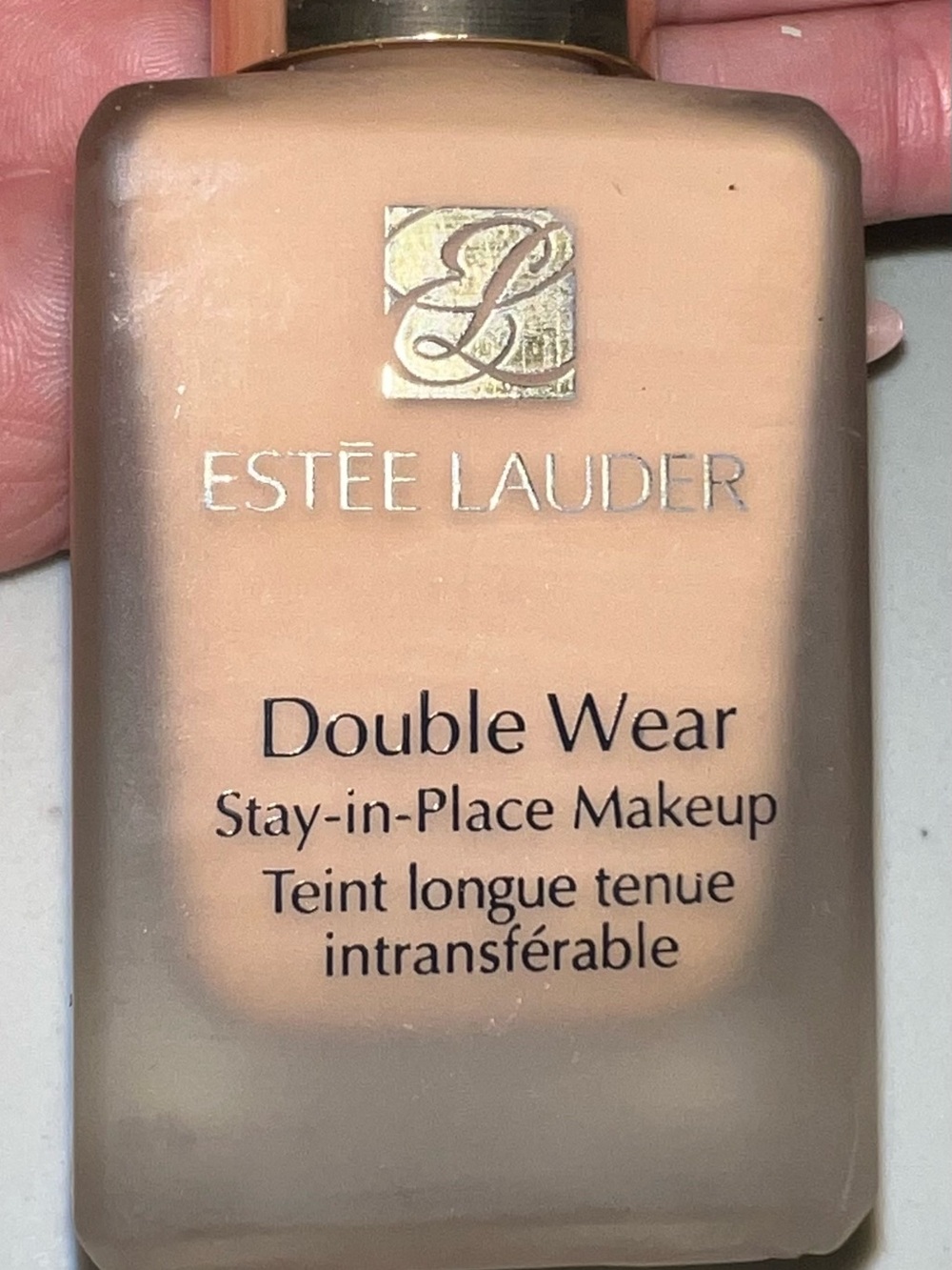 Estee Lauder Double Wear Stay-in-Place Makeup Warm Beige 3W1 Tauny - 1/2 bottle - Picture 3 of 7